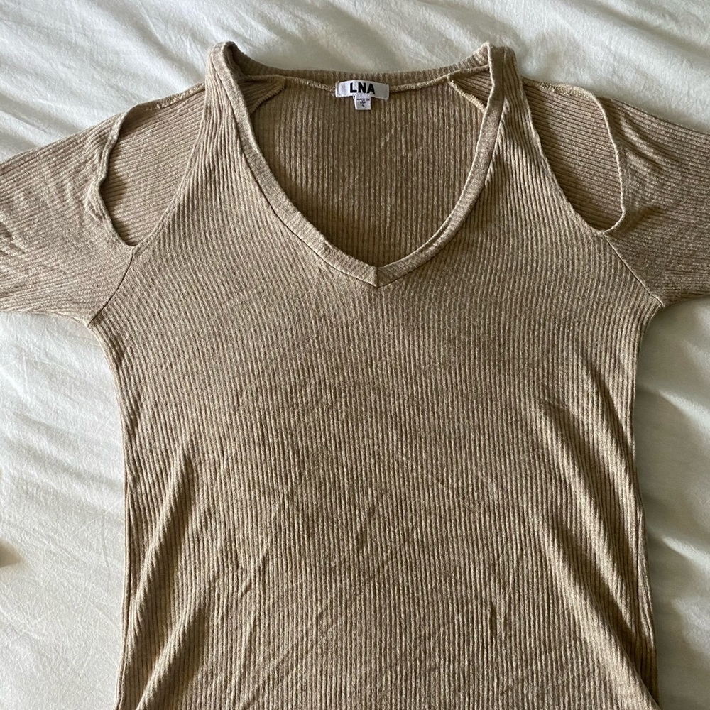 LNA Cut Out Sweater